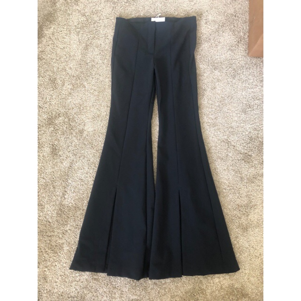 Aella Matte Skin Flare Bell Bottoms Fishtail Pants